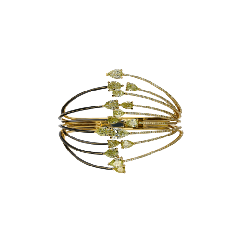 Accedi alla scheda di Bartorelli Italian Jewels BRACCIALE RAMI IN ORO GIALLO CON DIAMANTI FANCY YELLOW - VBH03156DYEBLKY