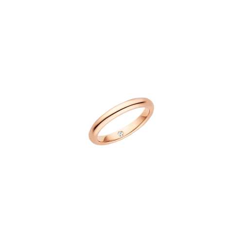 Accedi alla scheda di Chaumet CHAUMET - FEDE NUZIALE LES ETERNELLES DE CHAUMET CLASSIQUE IN ORO ROSA CON DIAMANTE SEGRETO  - 082558 - 082558