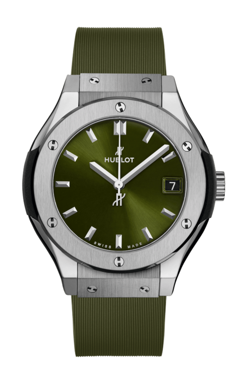Accedi alla scheda di Hublot CLASSIC FUSION TITANIUM GREEN 38 MM - 565.NX.8970.RX
