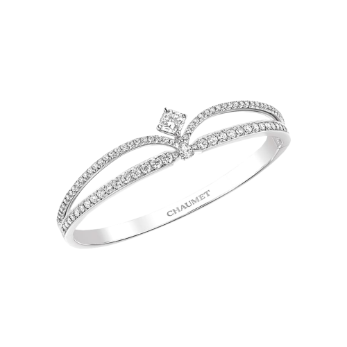Accedi alla scheda di Chaumet CHAUMET - BRACCIALE JOS&Eacute;PHINE ECLAT FLORAL IN ORO BIANCO CON DIAMANTI - J1MQBR - J1MQBR