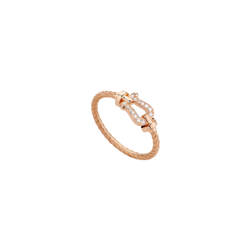 Accedi alla scheda di Fred ANELLO FORCE 10 MODELLO PICCOLO IN ORO ROSA E DIAMANTI - 4B0967 - 4B0967