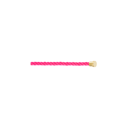 Accedi alla scheda di Fred CABLE NEON ROSA PER BRACCIALE MODELLO MEDIO IN ORO GIALLO - 6B0342 - 6B0342