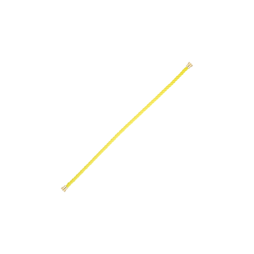 Accedi alla scheda di Fred CABLE GIALLO NEON PER BRACCIALE MODELLO MEDIO IN ORO GIALLO - 6B0345 - 6B0345