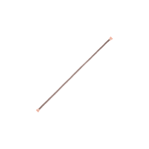 Accedi alla scheda di Fred CABLE TAUPE PER BRACCIALE MODELLO MEDIO IN ORO ROSA - 6B0370 - 6B0370