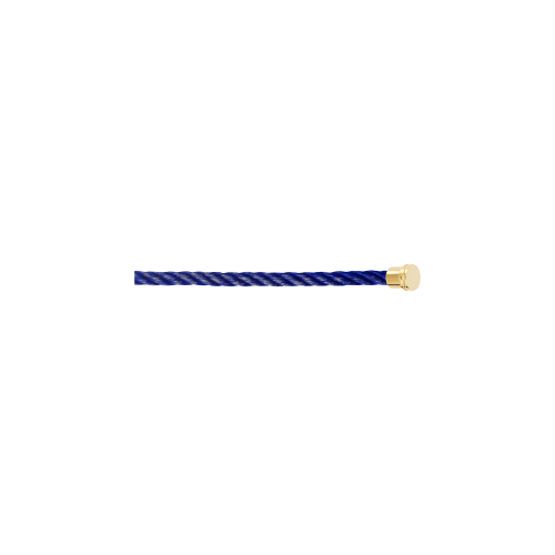Accedi alla scheda di Fred CABLE JEAN BLUE PER BRACCIALE MODELLO MEDIO IN ORO GIALLO - 6B1066 - 6B1066