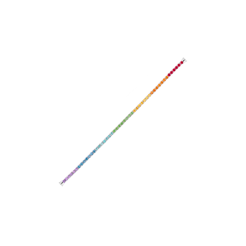 Accedi alla scheda di Fred CABLE IN ORO BIANCO CON PIETRE COLORATE PER BRACCIALE IN ORO BIANCO O ACCIAIO MISURA GRANDE - 6J0209 - 6J0209