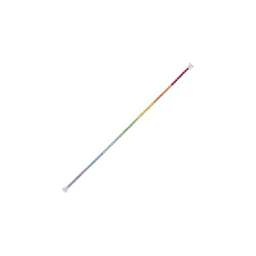 Accedi alla scheda di Fred CABLE IN ORO BIANCO CON PIETRE COLORATE PER BRACCIALE IN ORO BIANCO O ACCIAIO MISURA MEDIA - 6J0212 - 6J0212