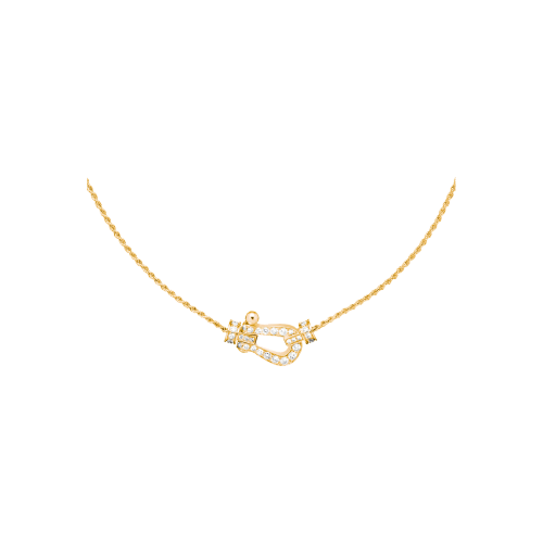 Accedi alla scheda di Fred COLLANA FORCE 10 MODELLO MEDIO IN ORO GIALLO CON DIAMANTI  - 7B0233 - 7B0233