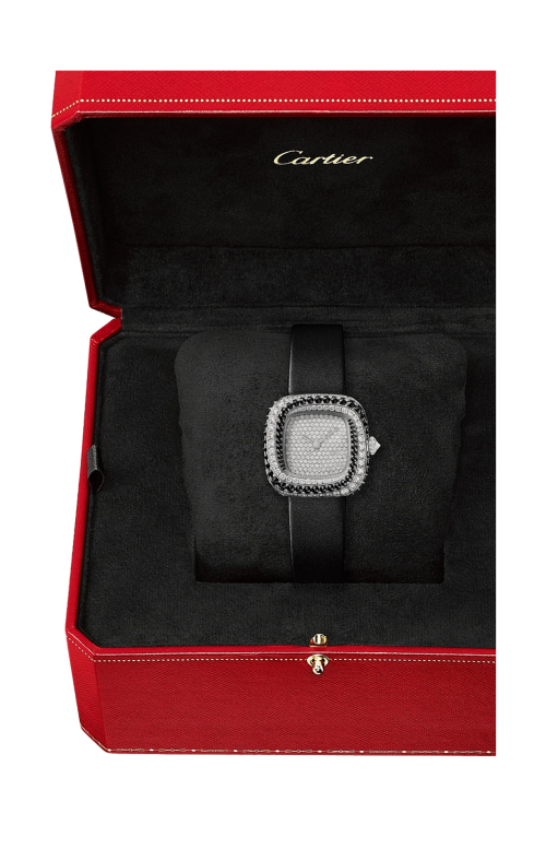 Accedi alla scheda di Cartier COUSSIN DE CARTIER, MODELLO PICCOLO, QUARZO, ORO BIANCO, DIAMANTI - WJCS0006