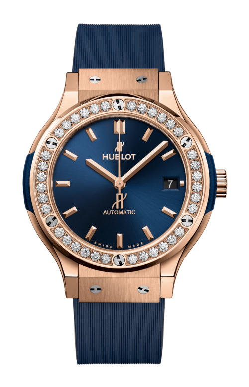 Accedi alla scheda di Hublot CLASSIC FUSION KING GOLD BLUE DIAMONDS 38 MM - 565.OX.7180.RX.1204