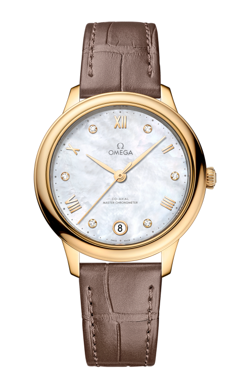 Accedi alla scheda di Omega DE VILLE PRESTIGE 34 MM, ORO GIALLO SU PELLE - 434.53.34.20.55.002