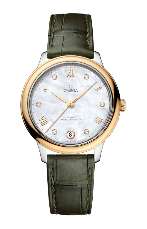 Accedi alla scheda di Omega DE VILLE PRESTIGE 34 MM, ACCIAIO-ORO GIALLO SU PELLE - 434.23.34.20.55.002