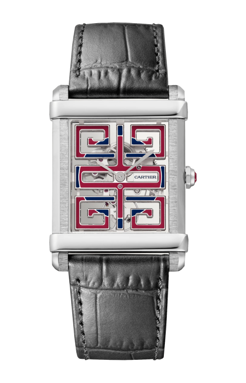 Accedi alla scheda di Cartier TANK CHINOISE SKELETON PLATINUM MODELLO GRANDE, MANUALE - EDIZIONE LIMITATA - WHTA0015