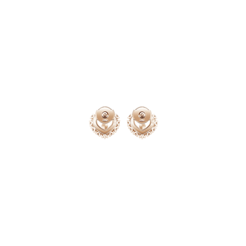 Accedi al prodotto correlato Chopard CHOPARD - ORECCHINI  HAPPY DIAMONDS ICONS IN ORO ROSA ETICO, DIAMANTI - 83A616-5001 - 83A616