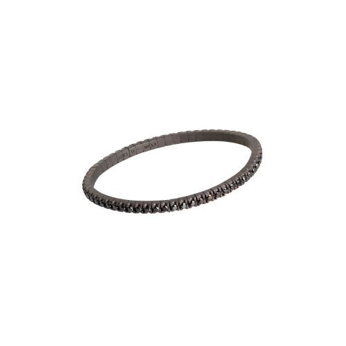 Accedi al prodotto correlato Mano | J . BRACCIALE TENNIS UOMO ELASTICA IN TITANIO SABBIATO E DIAMANTI BLACK - TENBRTBBR3PT - TENBRTBBR3PT