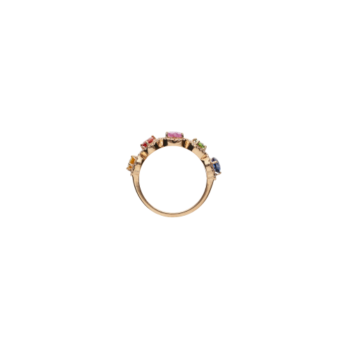 Accedi alla scheda di Bartorelli Italian Jewels ANELLO RAINBOW IN ORO ROSA CON ZAFFIRI MULTICOLOR E DIAMANTI - KR1232/MS