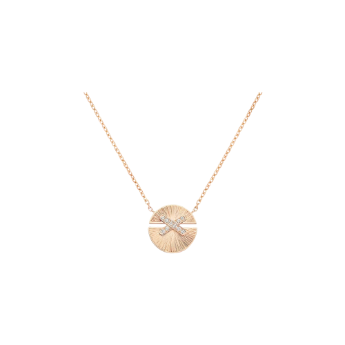 Accedi alla scheda di Chaumet CHAUMET - PENDENTE JEUX DE LIENS HARMONY MODELLO PICCOLO IN ORO ROSA E DIAMANTI - 085434 - 085434