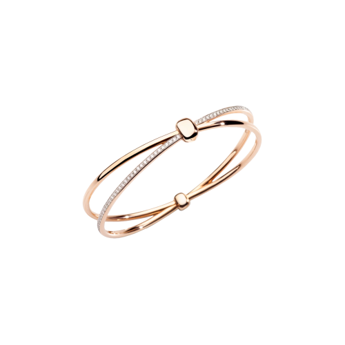 Accedi alla scheda di Pomellato BANGLE POMELLATO TOGETHER IN ORO ROSA CON DIAMANTI BIANCHI SU ORO ROSA RODIATO BIANCO - PBC3070O7WHRDB000 - PBC3070O7WHRDB000