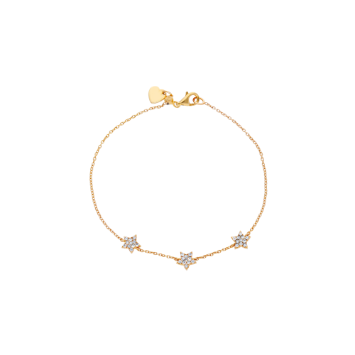 Accedi alla scheda di Bartorelli Italian Jewels BRACCIALE IN ORO ROSA CON STELLE IN PAV&Egrave; DI DIAMANTI - 248407