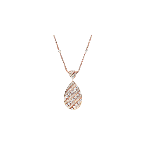 Accedi alla scheda di Chaumet CHAUMET - COLLANA JOS&Eacute;PHINE AIGRETTE IN ORO ROSA E DIAMANTI MODELLO GRANDE - 085431 - 085431