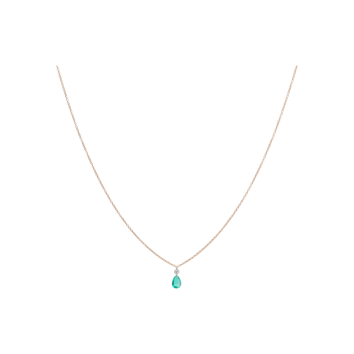 Accedi alla scheda di Bartorelli Italian Jewels COLLANA IN ORO ROSA CON SMERALDO E DIAMANTE - C069/22