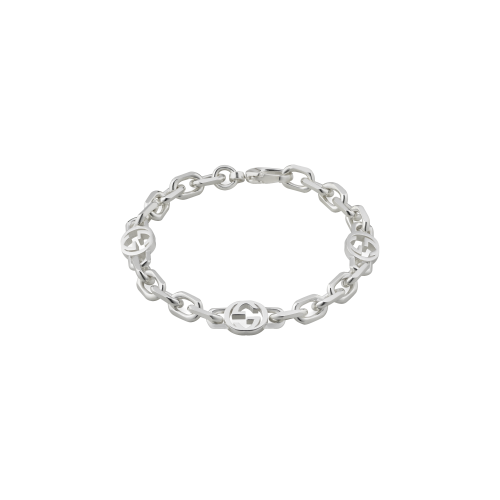 Accedi alla scheda di Gucci BRACCIALE CON CATENA GUCCI INTERLOCKING - YBA620798002