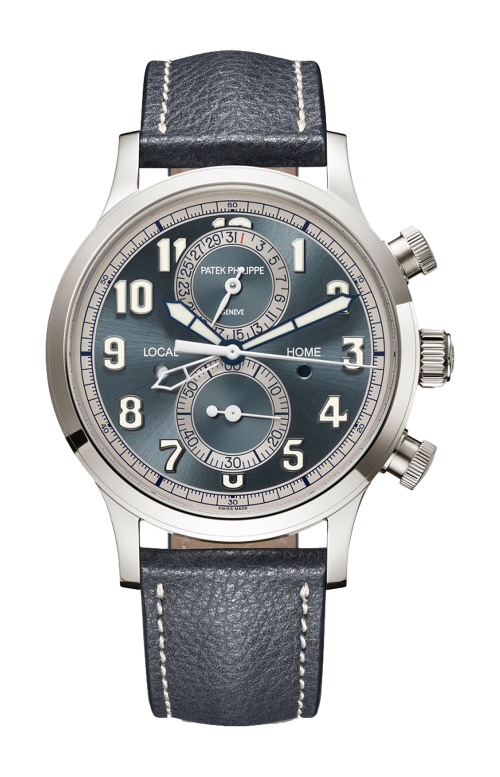Accedi alla scheda di Patek Philippe COMPLICAZIONI CALATRAVA PILOT TRAVEL TIME CRONOGRAFO, CARICA AUTOMATICA - 5924G-001
