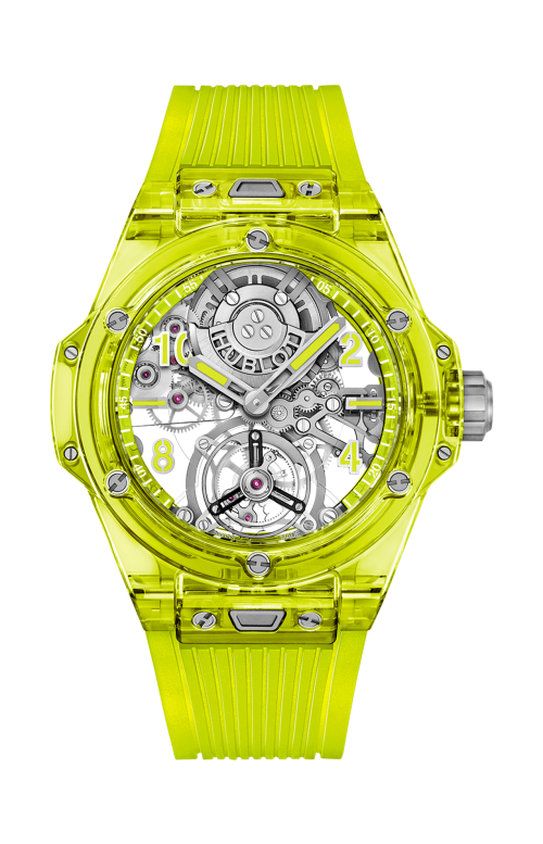 Accedi alla scheda di Hublot BIG BANG TOURBILLON AUTOMATIC YELLOW NEON SAXEM - LIMITED EDITION - 429.JY.0120.RT