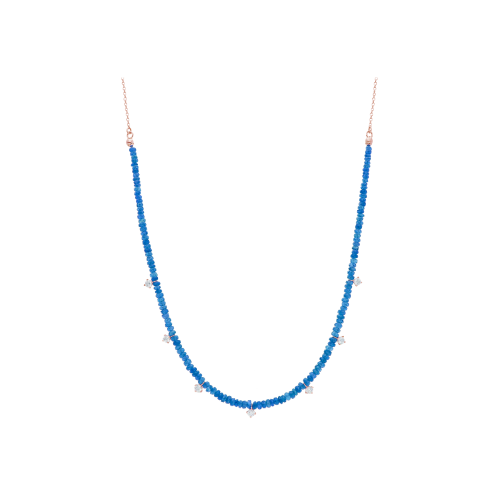 Accedi alla scheda di Bartorelli Italian Jewels COLLANA GIROCOLLO IN ORO ROSA CON ZAFFIRI BLU E DIAMANTI - 252746