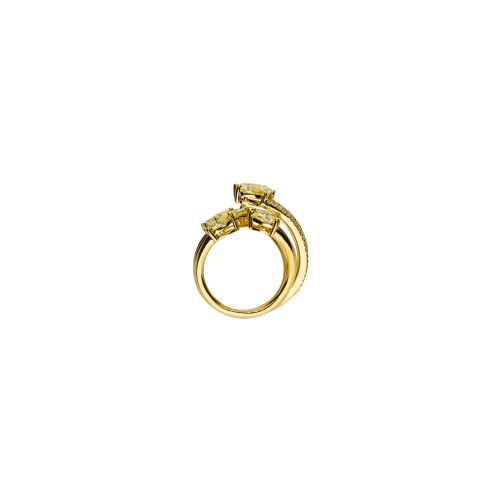 Accedi alla scheda di Bartorelli Italian Jewels ANELLO RAMI IN ORO GIALLO CON  DIAMANTI FANCY YELLOW - VRH03157DY