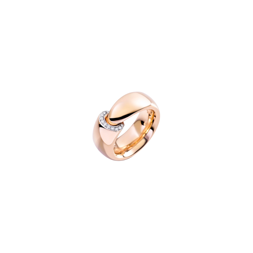 Accedi alla scheda di Vhernier ANELLO CALLA THE ONE IN ORO ROSA 18 CARATI E DIAMANTI - 0G1801A0300