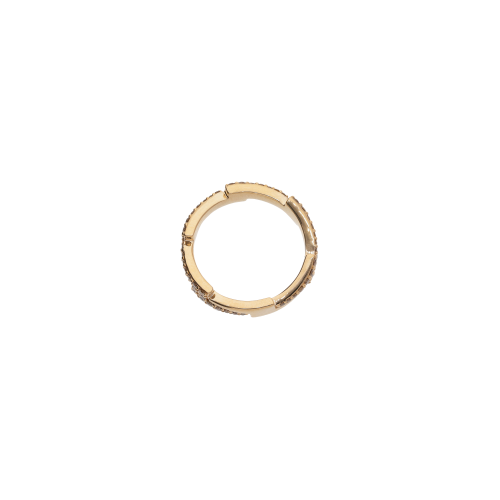 Accedi al prodotto correlato Bartorelli Italian Jewels ANELLO IN ORO ROSA FULL PAVE' DIAMANTI BROWN - VR29495DBP