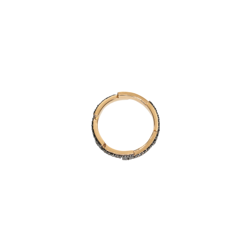 Accedi al prodotto correlato Bartorelli Italian Jewels ANELLO IN ORO ROSA FULL PAVE' DI DIAMANTI NERI - VR29495DKP