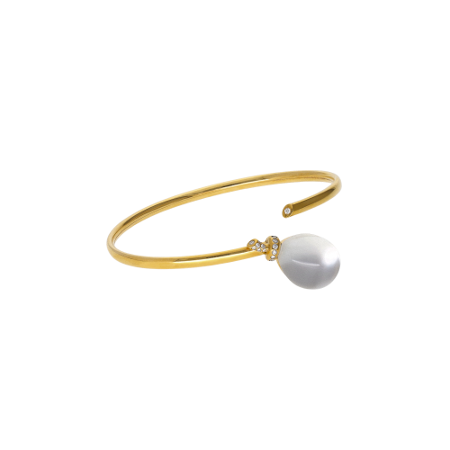 Accedi alla scheda di Vhernier BRACCIALE PALLONCINO MINI IN ORO GIALLO CON DIAMANTI, MADREPERLA BIANCA E CRISTALLO DI ROCCA - 000786BR413