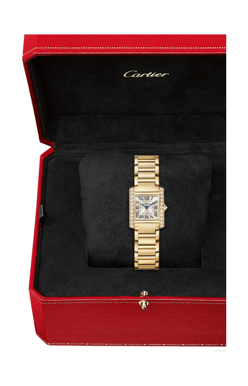 Accedi alla scheda di Cartier TANK FRAN&Ccedil;AISE, MODELLO PICCOLO, ORO GIALLO, DIAMANTI, QUARZO - WJTA0062