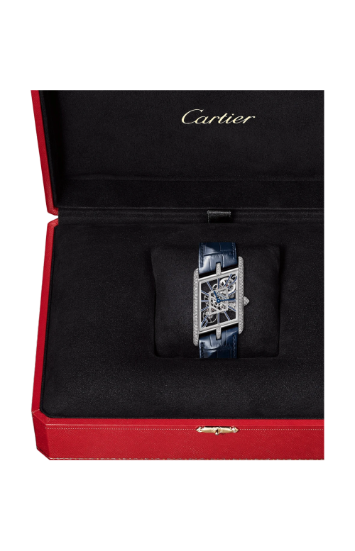 Accedi alla scheda di Cartier TANK ASYM&Eacute;TRIQUE, PLATINO, DIAMANTI, SCHELETRATO, MANUALE - LIMITED EDITION - HPI01370