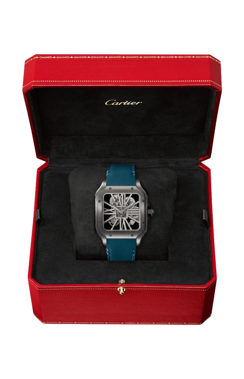 Accedi alla scheda di Cartier SANTOS DE CARTIER MODELLO GRANDE, SCHELETRATO, ACCIAIO, MANUALE - WHSA0023