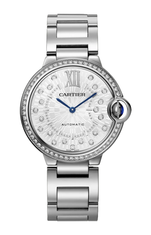 Accedi alla scheda di Cartier BALLON BLEU DE CARTIER 36 MM, AUTOMATICO, ACCIAIO, DIAMANTI - W4BB0036