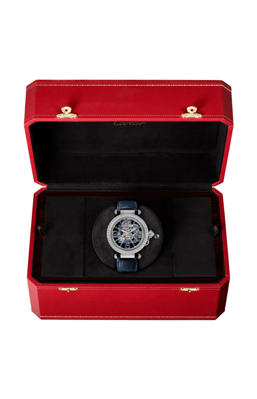 Accedi alla scheda di Cartier PASHA DE CARTIER, 41 MM, ORO BIANCO, DIAMANTI, SCHELETRATO, AUTOMATICO - HPI01483