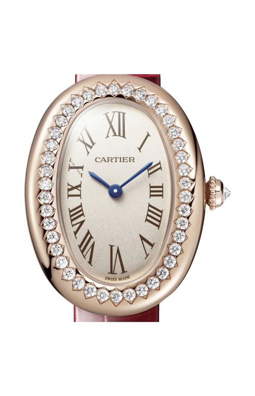 Accedi alla scheda di Cartier BAIGNOIRE MODELLO PICCOLO, ORO ROSA, DIAMANTI, QUARZO - WJBA0053