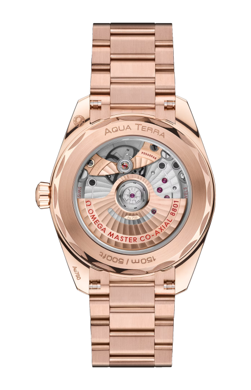 Accedi alla scheda di Omega SEAMASTER AQUA TERRA SHADES 38 MM, ORO SEDNA&trade; SU ORO SEDNA&trade; - 220.55.38.20.09.001