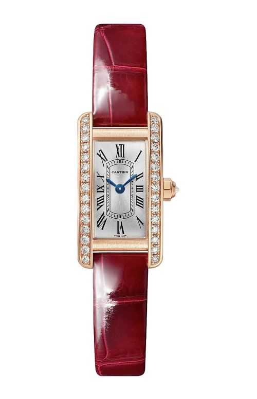Accedi alla scheda di Cartier TANK AM&Eacute;RICAINE, MODELLO MINI, ORO ROSA, DIAMANTI, QUARZO - WJTA0058