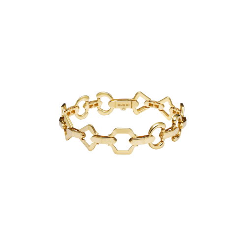 Accedi al prodotto correlato Gucci BRACCIALE HORSEBIT IN ORO GIALLO - YBA749662001