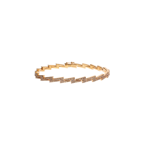 Accedi alla scheda di Bartorelli Italian Jewels BRACCIALE IN ORO ROSA FULL PAVE' DIAMANTI BROWN - VB29493DB195P
