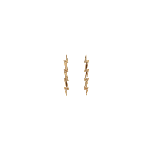 Accedi alla scheda di Bartorelli Italian Jewels ORECCHINI PENDENTI IN ORO ROSA FULL PAV&Eacute; DI DIAMANTI BROWN - VE29491DBP