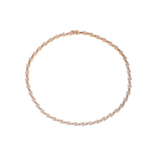 Accedi al prodotto correlato Bartorelli Italian Jewels GIROCOLLO IN ORO ROSA E PAVE' DI DIAMANTI BIANCHI - VN29494DP