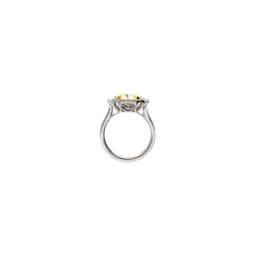 Accedi al prodotto correlato Bartorelli Italian Jewels ANELLO IN ORO BIANCO CON DIAMANTE FANCY YELLOW CERTIFICATO GIA ORIGINALE E DIAMANTI BIANCHI - 000-5383NS