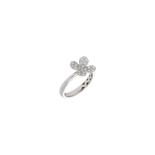 Accedi al prodotto correlato Bartorelli Italian Jewels ANELLO FIORE IN ORO BIANCO E PAVE' DI DIAMANTI BIANCHI - 1AN0271567/3