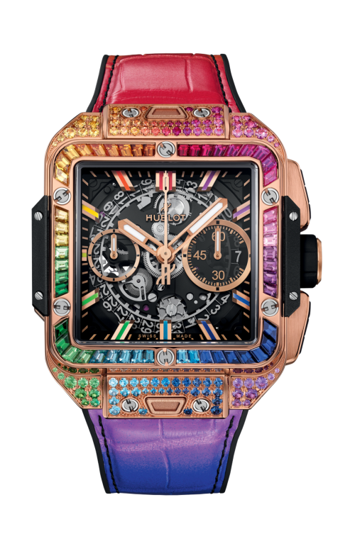 Accedi alla scheda di Hublot SQUARE BANG KING GOLD RAINBOW 42 MM - 821.OX.0118.LR.0999