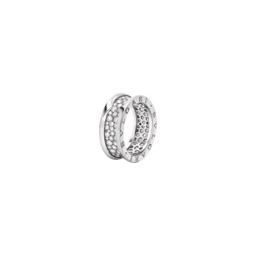 Accedi alla scheda di Bulgari ANELLO B.ZERO1 IN ORO BIANCO CON PAV&Eacute; DI DIAMANTI LUNGO LA SPIRALE - AN860154